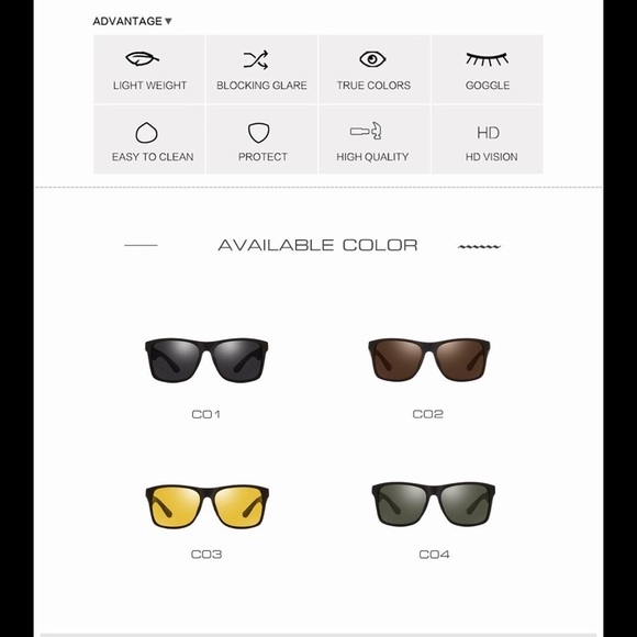 AOFLY Square Authentic Men's Sunglasses - Picture 4 of 5